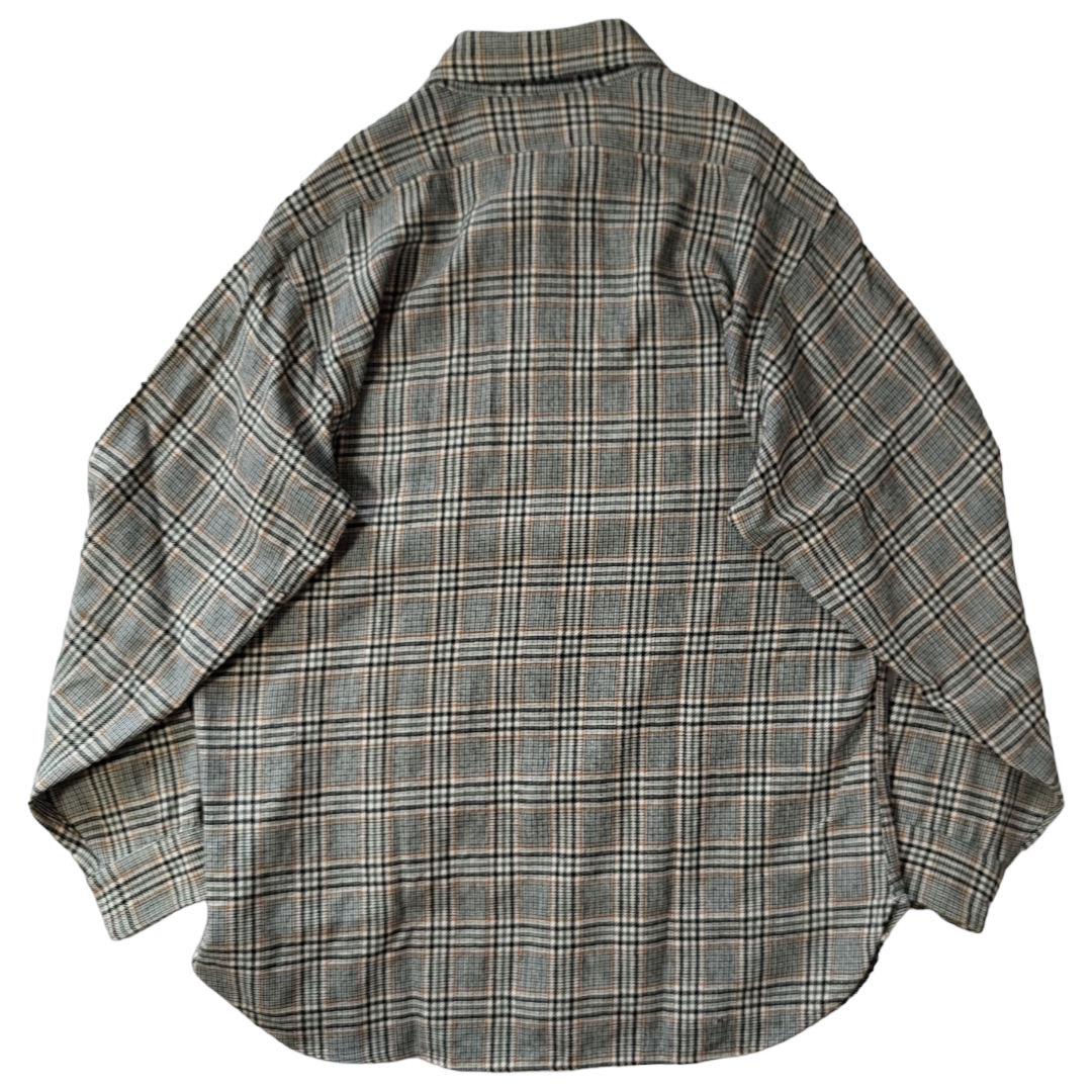 VINTAGE 70s XL Wool check shirt -PENDLETON-