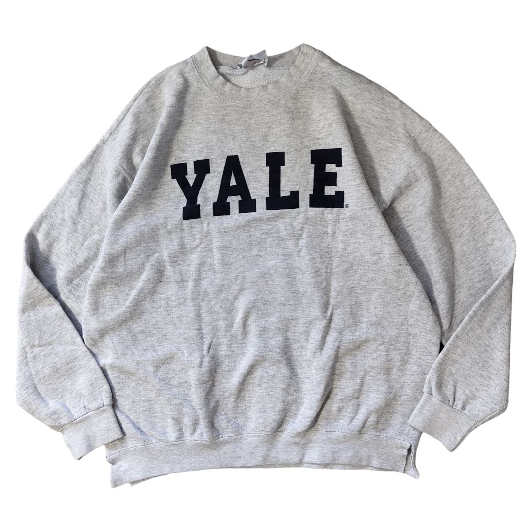 Vintage 90s L Lee Collage sweat -YALE-