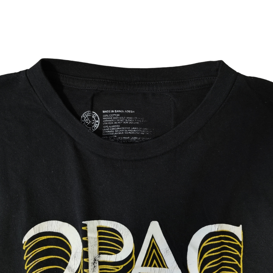 USED M/L Hiphop T-shirt -2PAC-