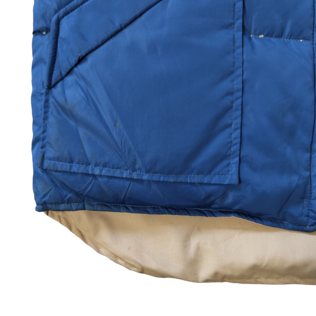 Vintage 70s XL Reversible down vest -BIBI BROS.-