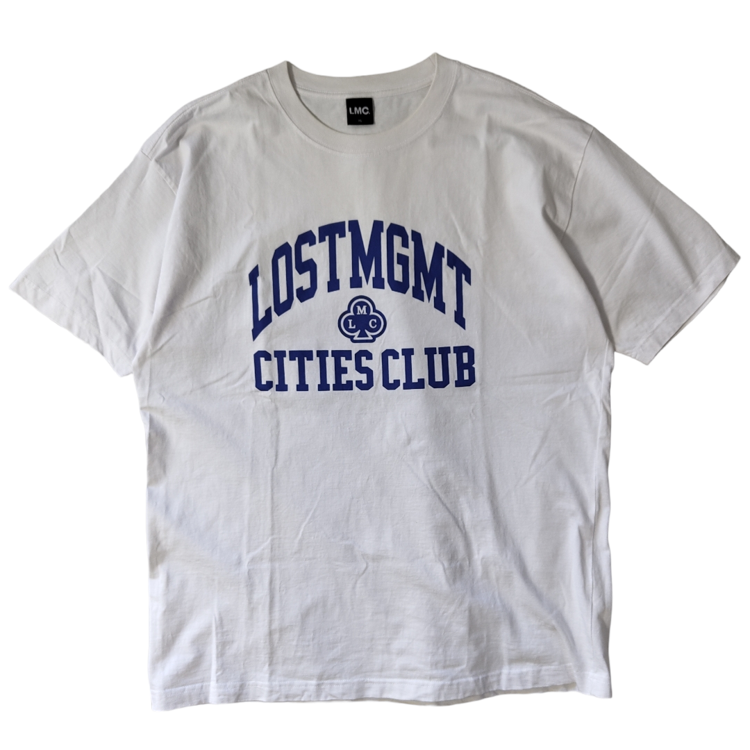 USED XL Collage print t-shirt -LMC.-
