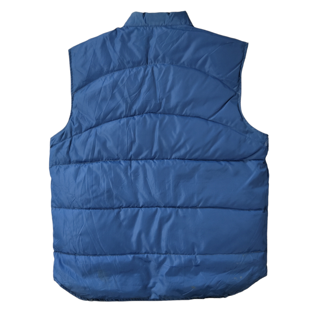 Vintage 70s XL Reversible down vest -BIBI BROS.-