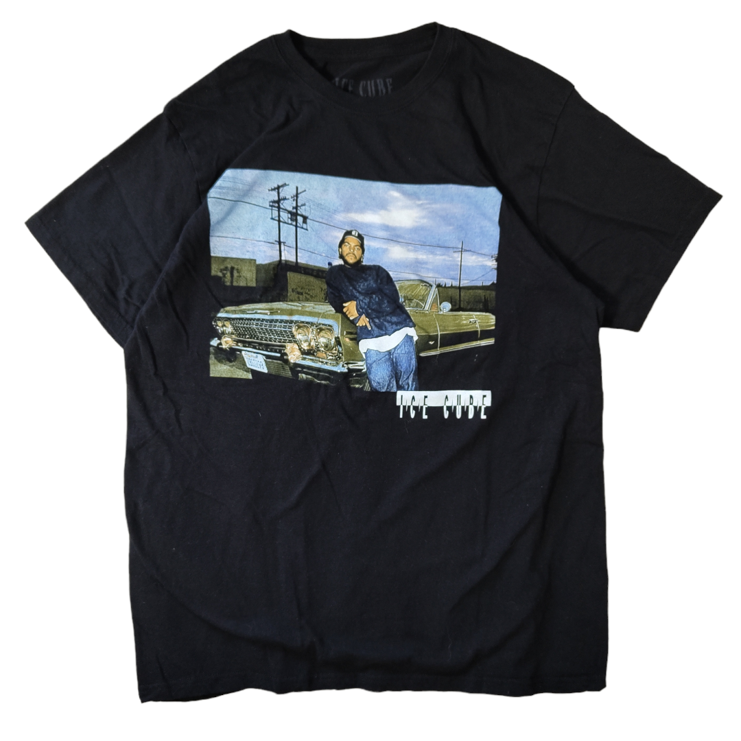USED XL HIPHOP T-shirt -ICE CUBE-
