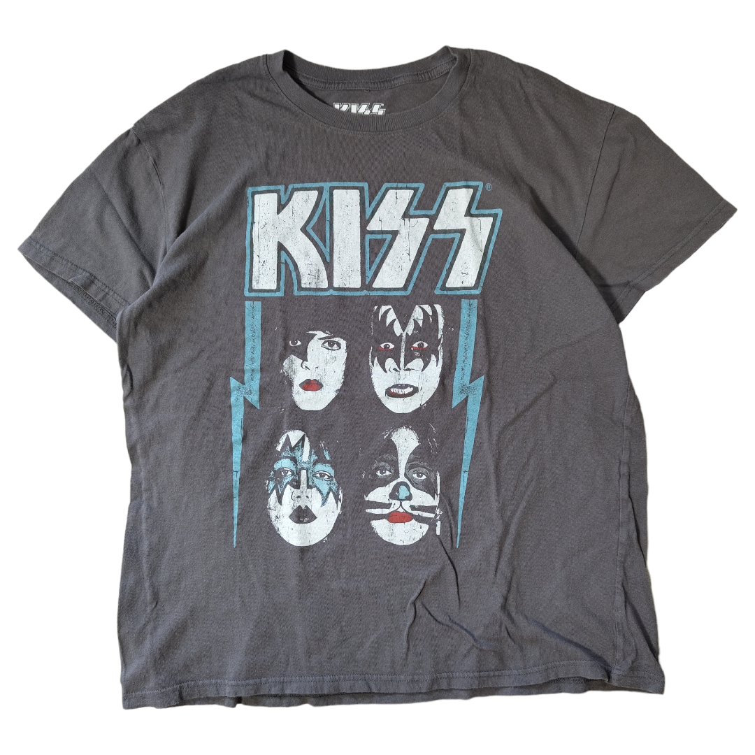 USED XXL Rock band T-shirt -KISS-