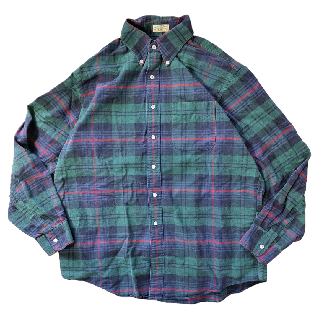 VINTAGE 80-90s XL Button down shirt -L.L.Bean-