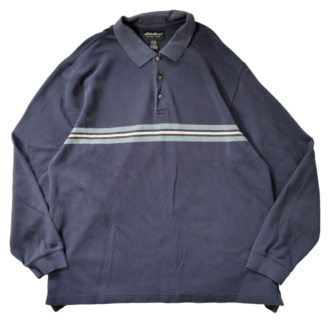 USED XL L/S polo shirt -Eddie Bauer-
