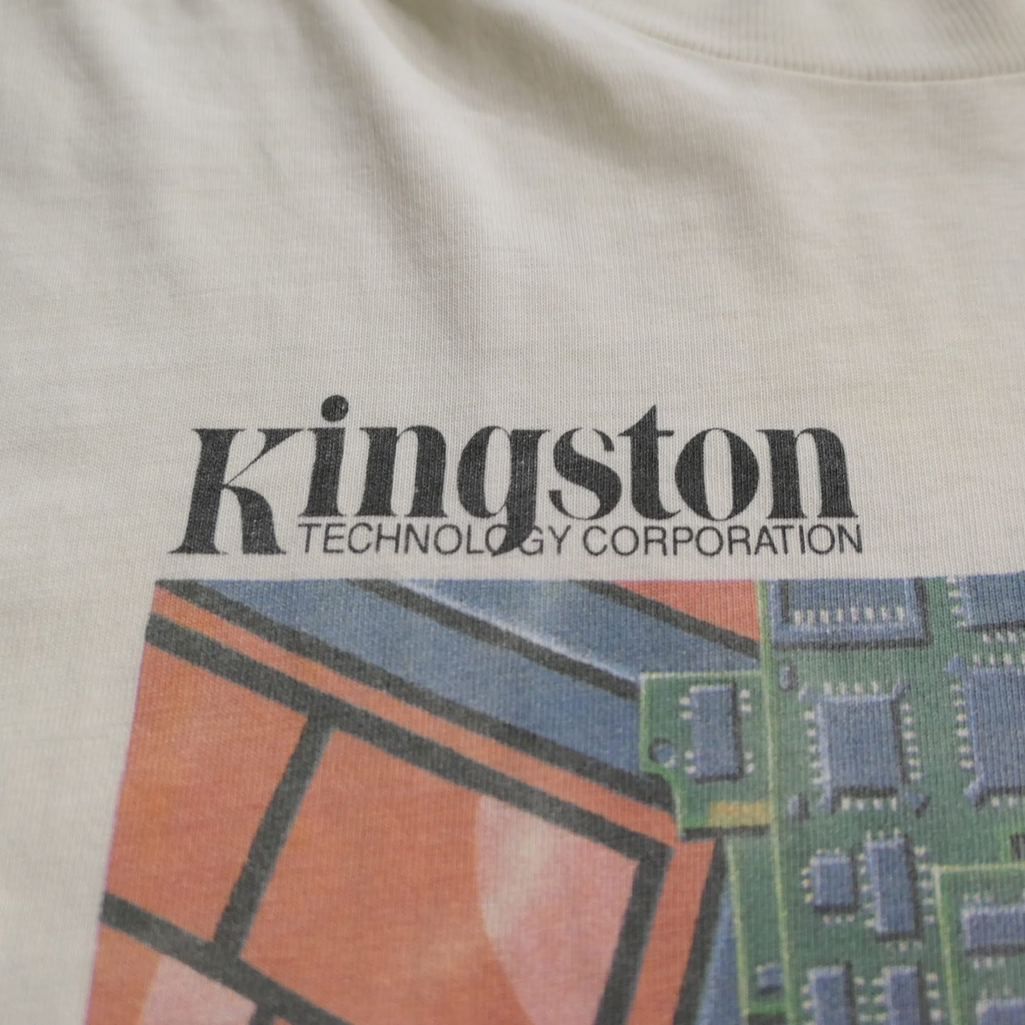 VINTAGE 90s XL Promotion Tee -Kingston Technology-