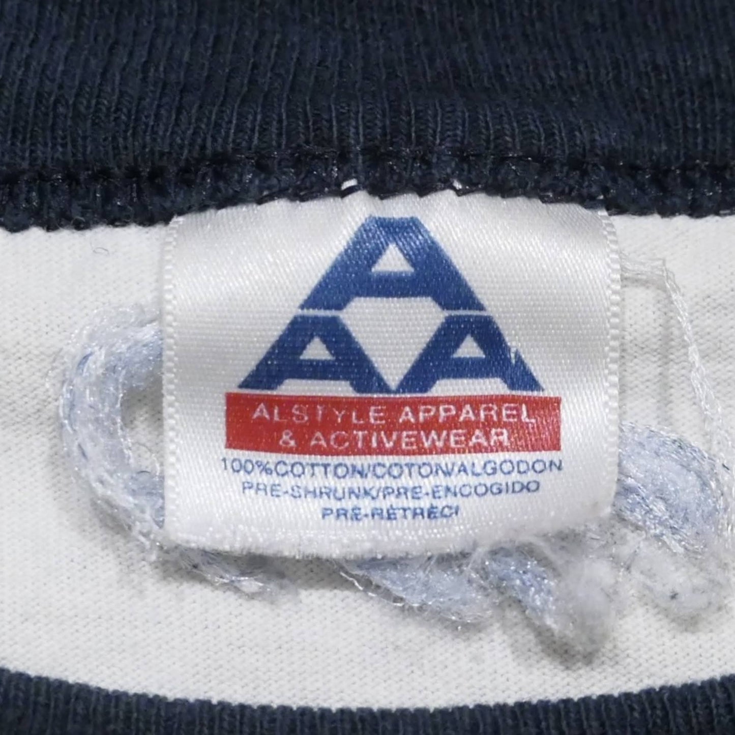 VINTAGE 90s L-XL Ringer Tee -Bob Ross-