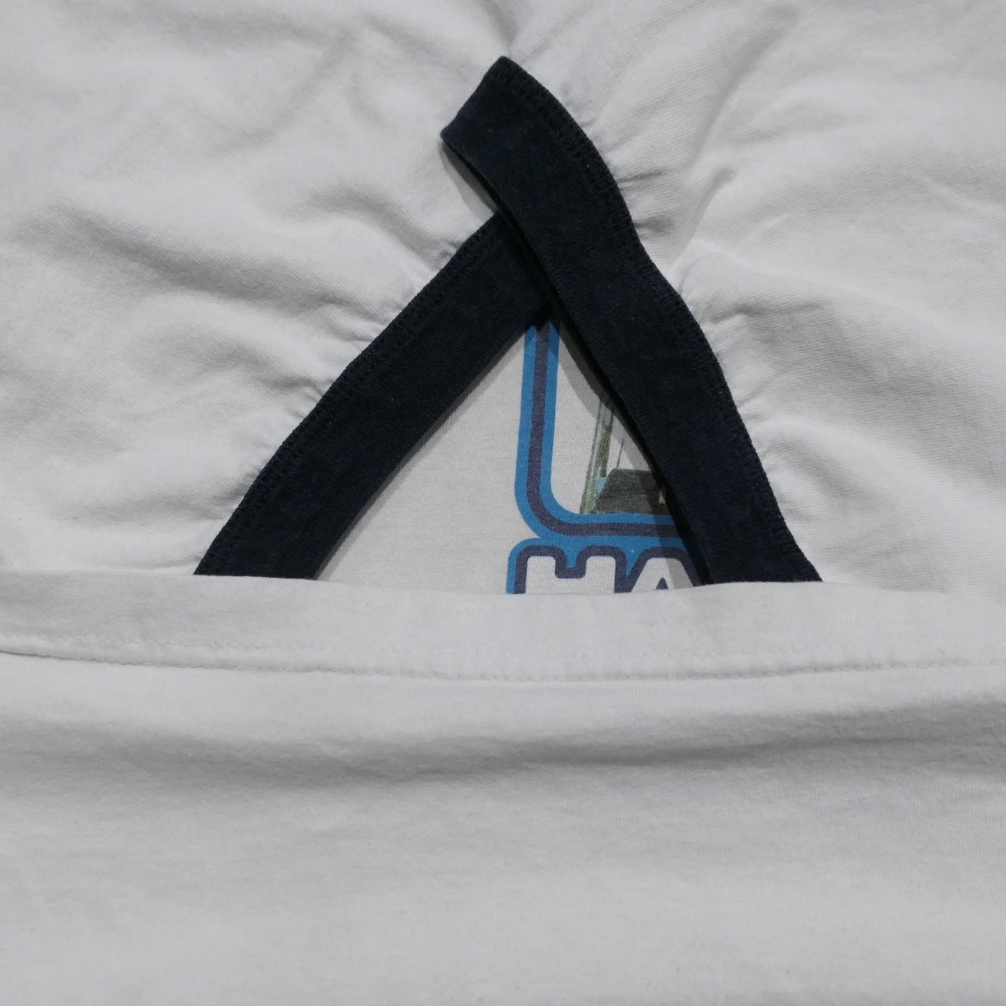 VINTAGE 90s L-XL Ringer Tee -Bob Ross-