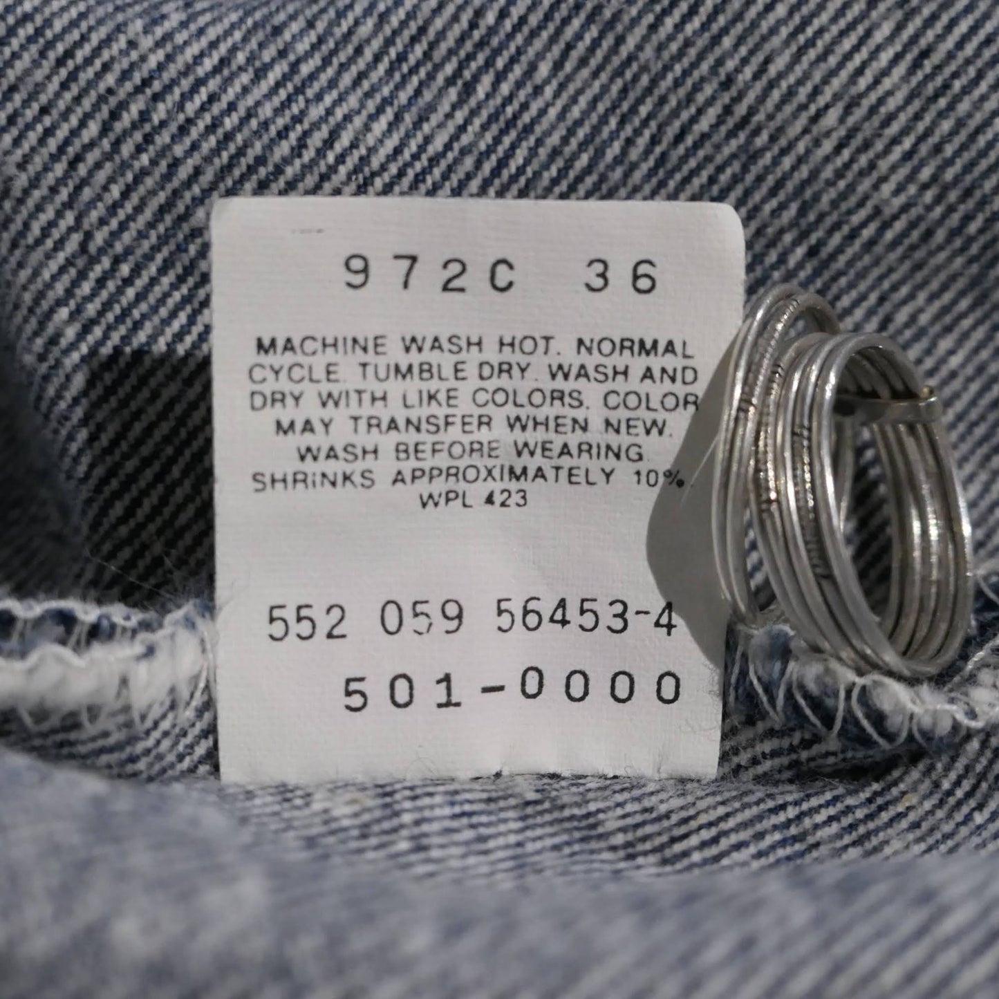 VINTAGE 80s 501 Straight Denim Pants -Levi's-