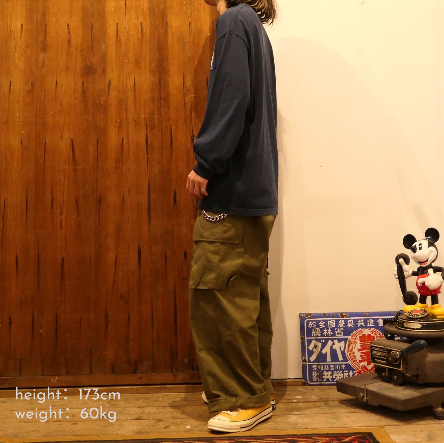 VINTAGE 00s XL L/S Logo Tee -NIKE-