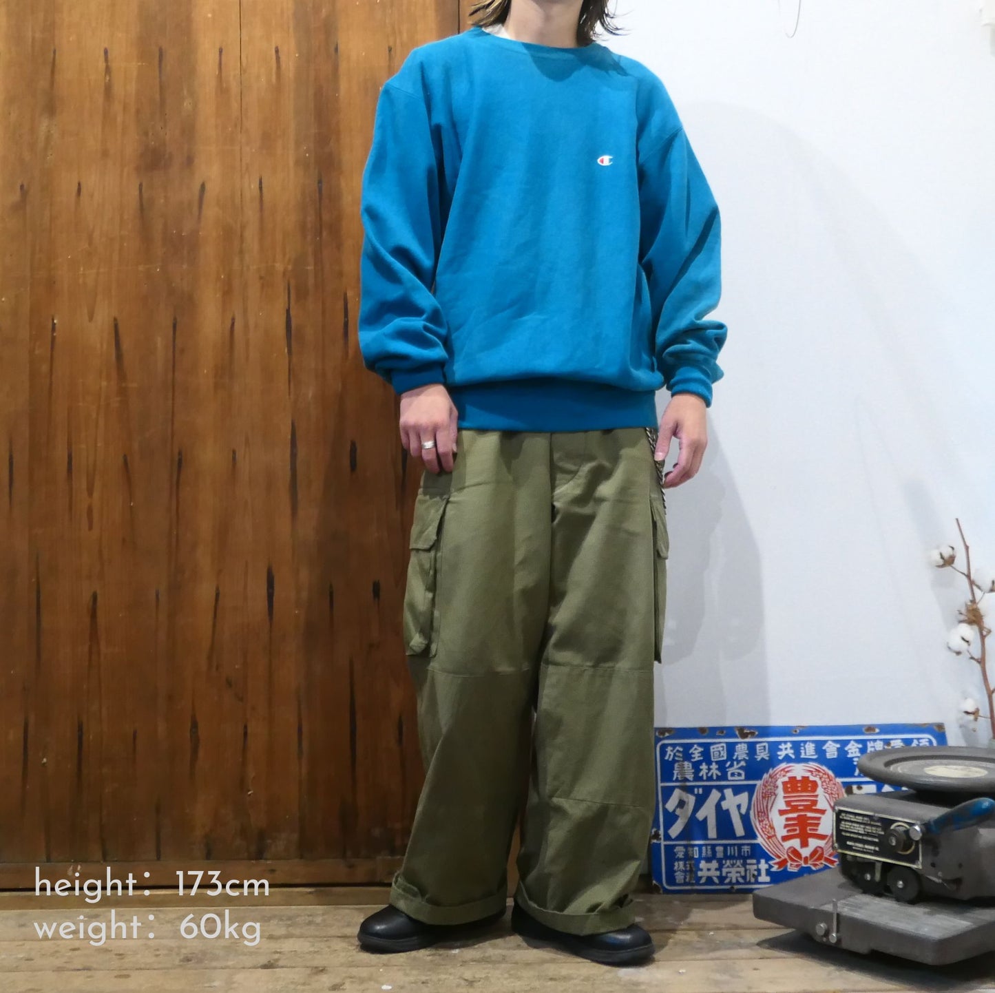 VINTAGE 90s L Reverse Weave Sweat -Champion-