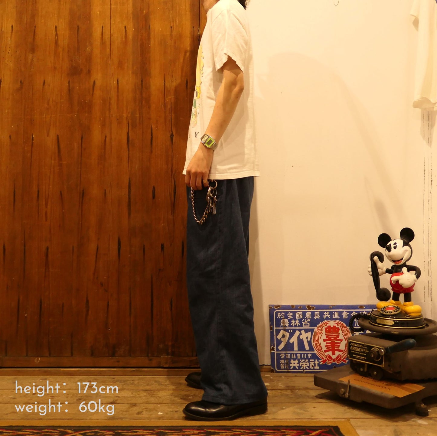 VINTAGE 90-00s M-L Character Tee "Pinocchio" -Disney-