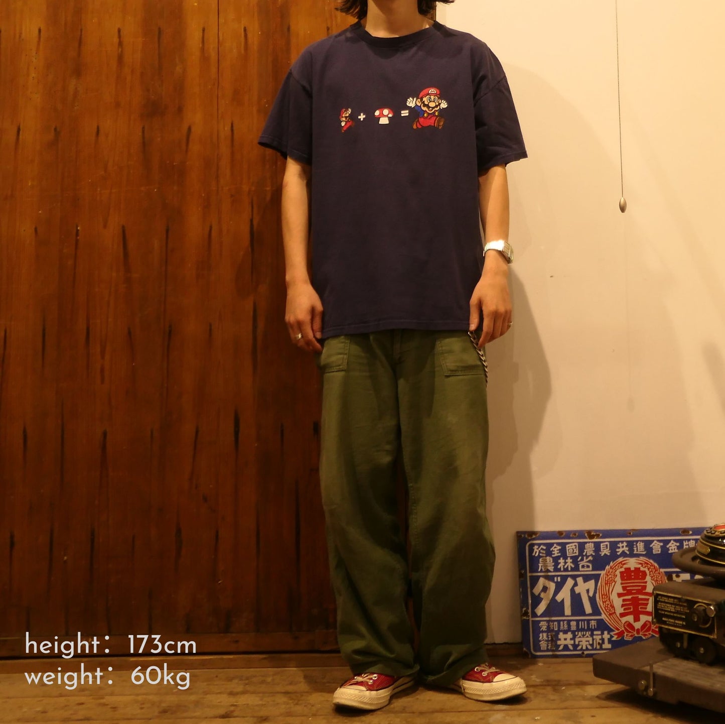 VINTAGE 00s L Character Tee -SUPER MARIO-
