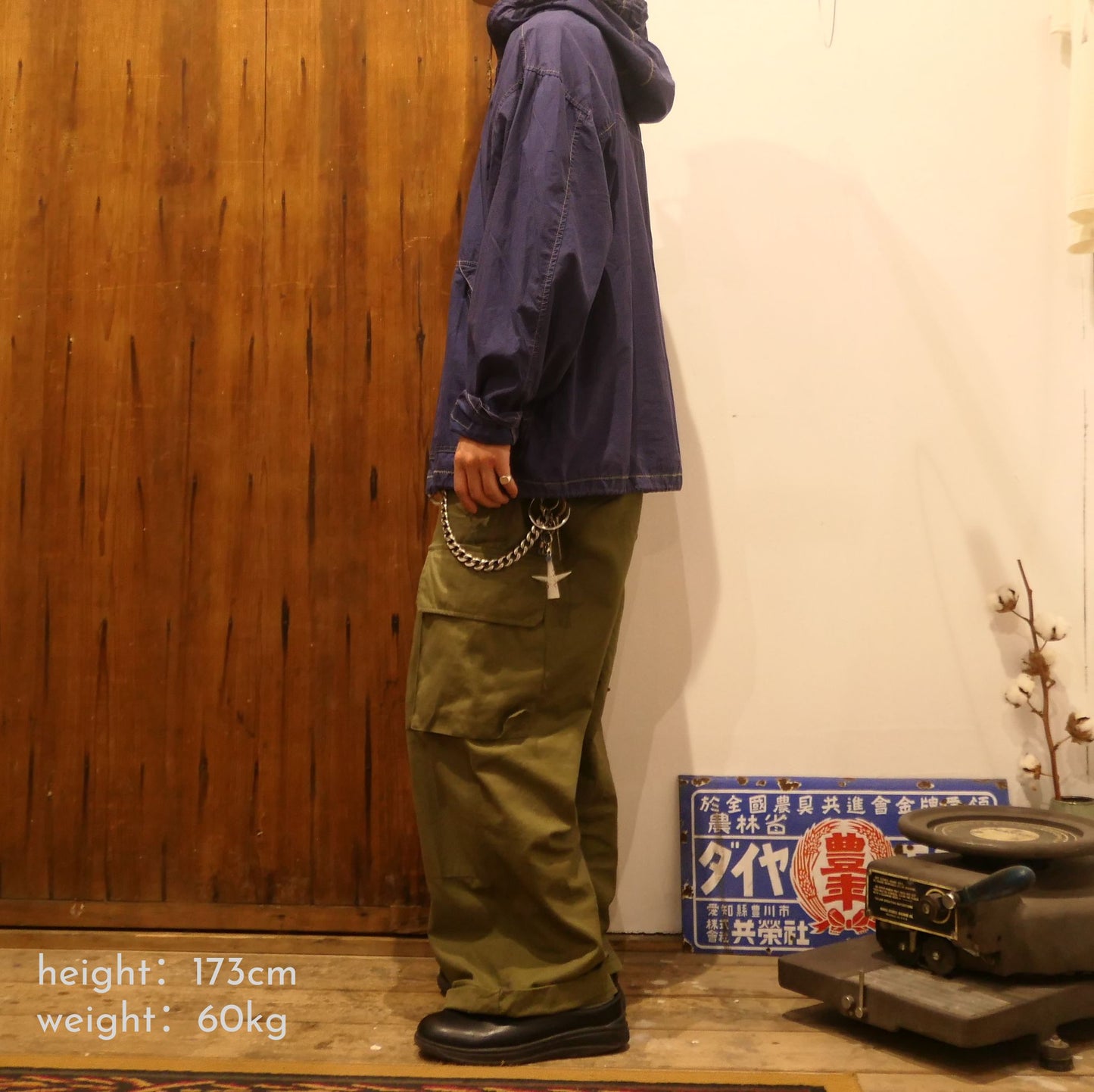 VINTAGE 90s L Cotton Anorak Parka -GAP-
