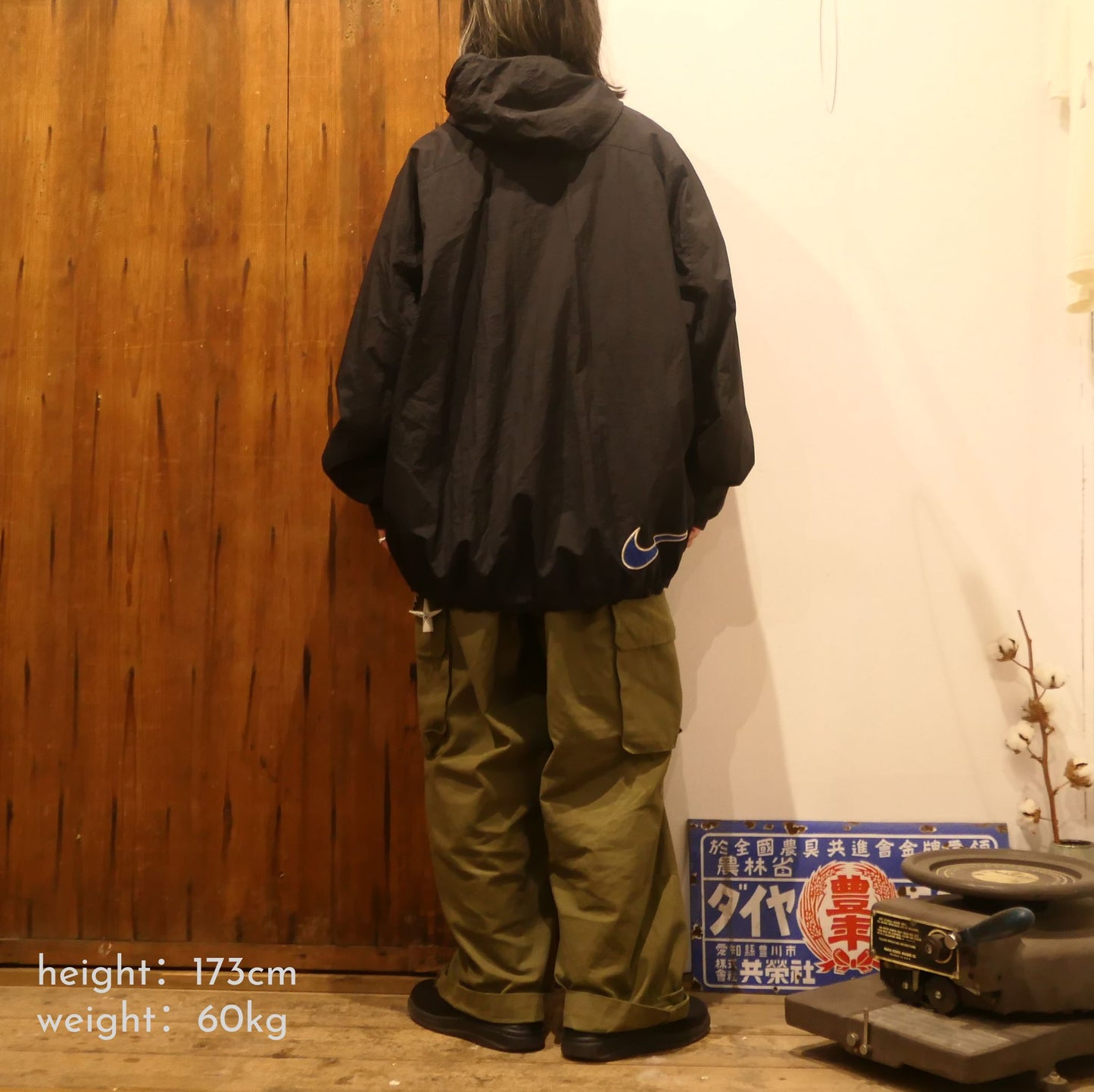 VINTAGE 90-00s XL Nylon Jacket -NIKE-
