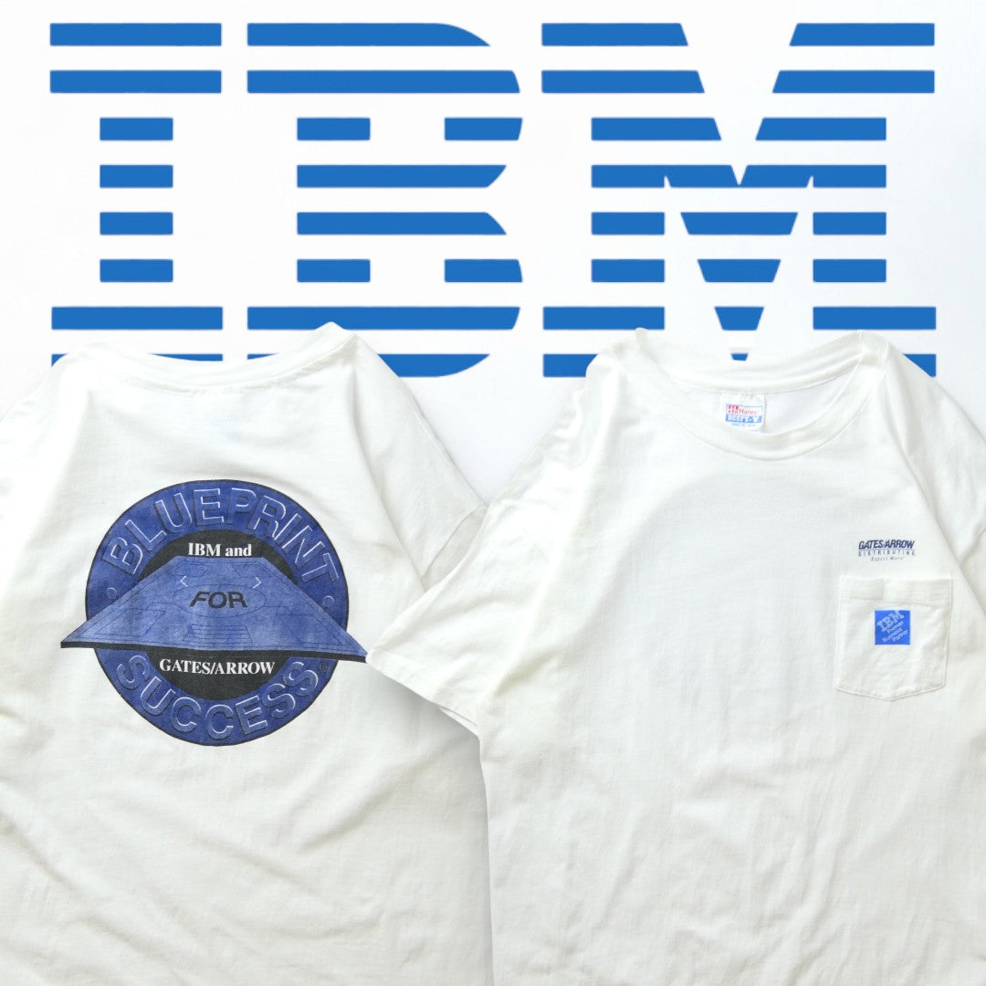 VINTAGE 90s XL Promotion Tee -IBM-