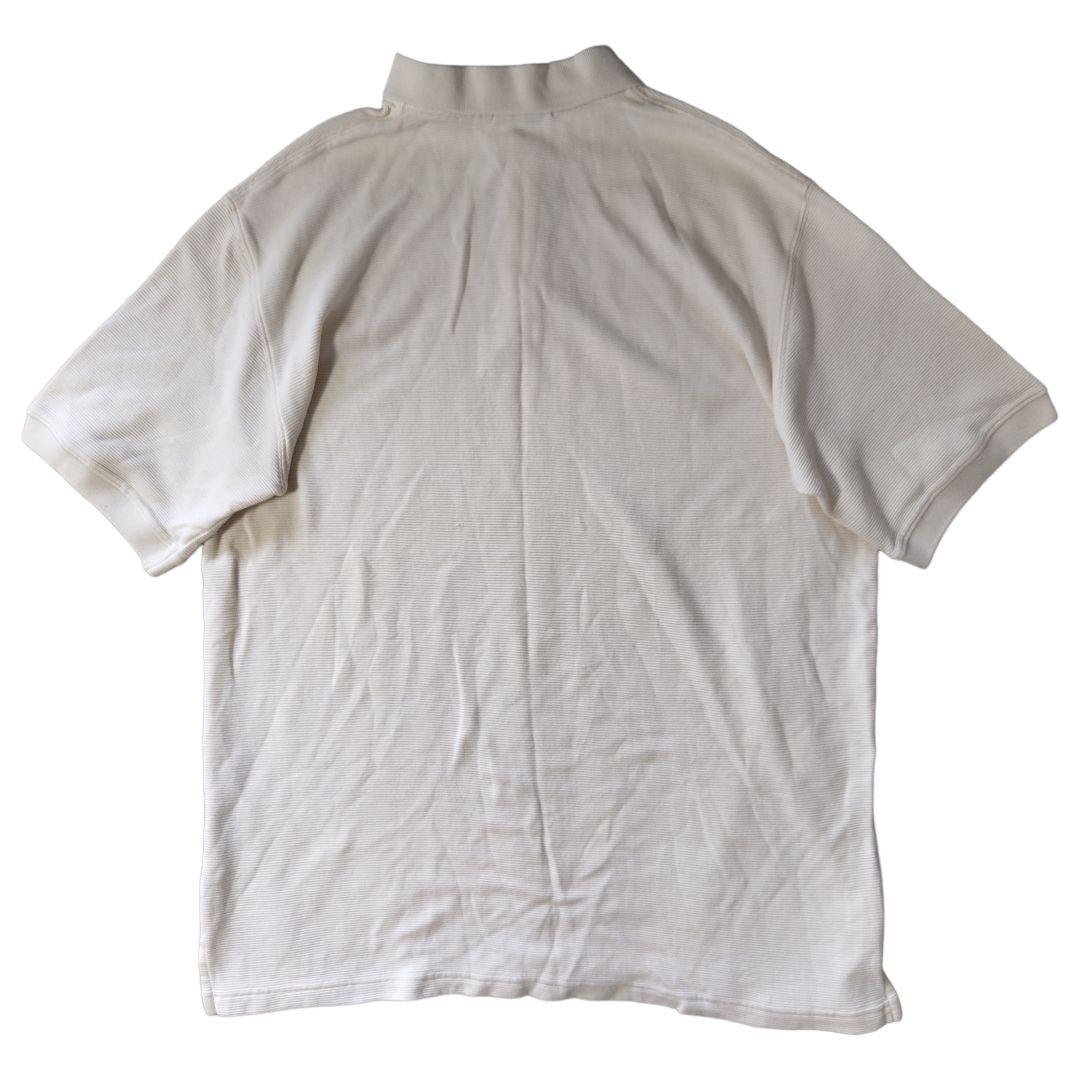 USED L S/S Silk polo shirt -L.L.Bean-