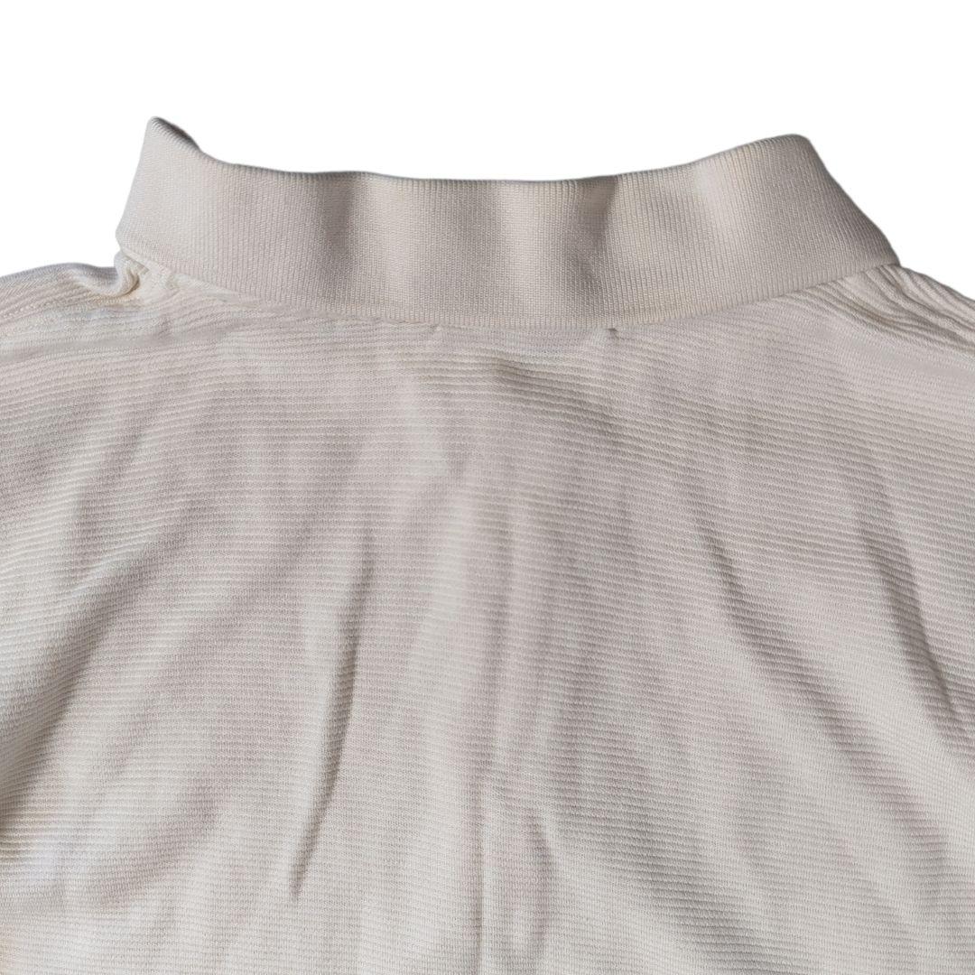 USED L S/S Silk polo shirt -L.L.Bean-