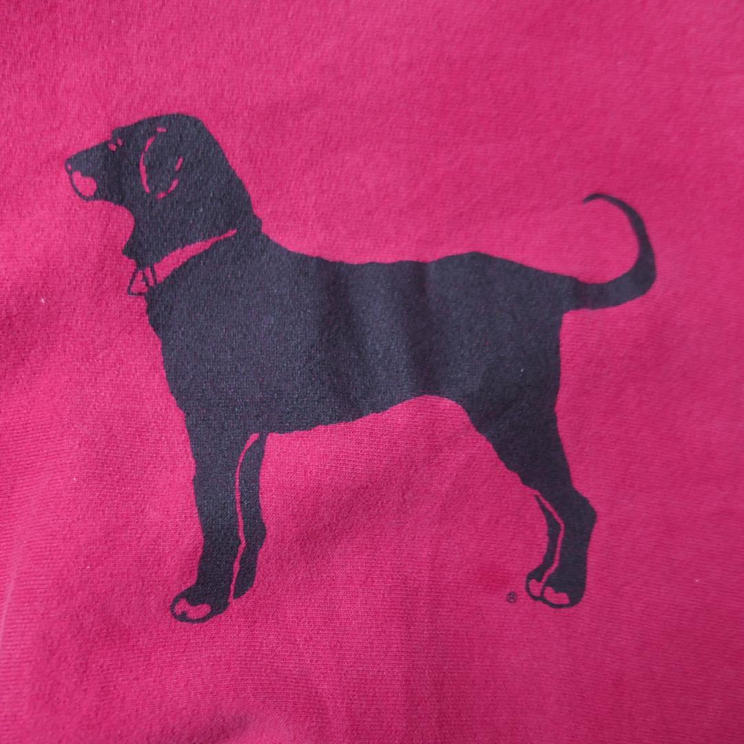 VINTAGE 90s S Dog Print Sweat -The Black Dog-