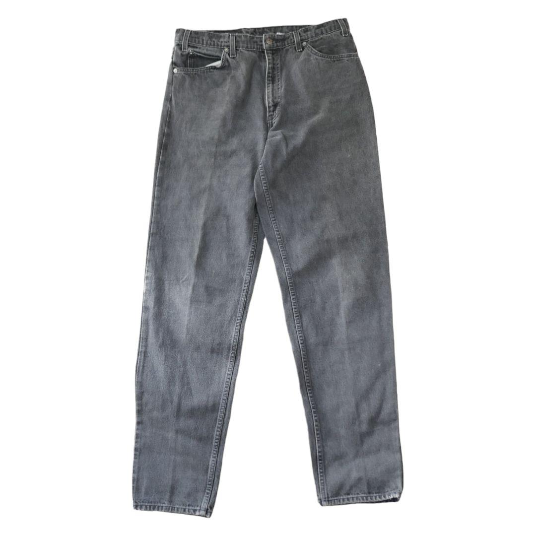 VINTAGE 90s 36inch 550 Black denim pants -Levi's-