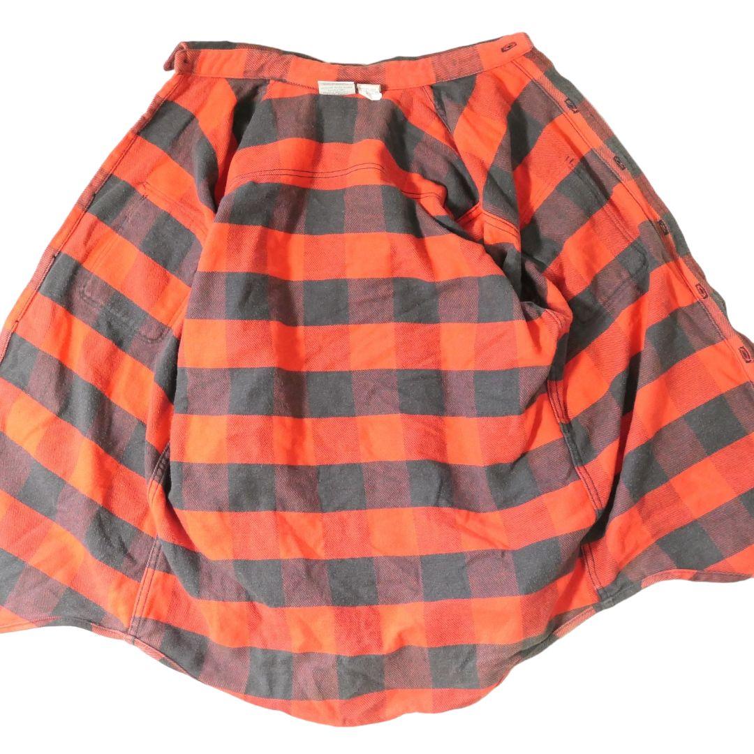 VINTAGE 80s M Block check shirt -Prentiss-