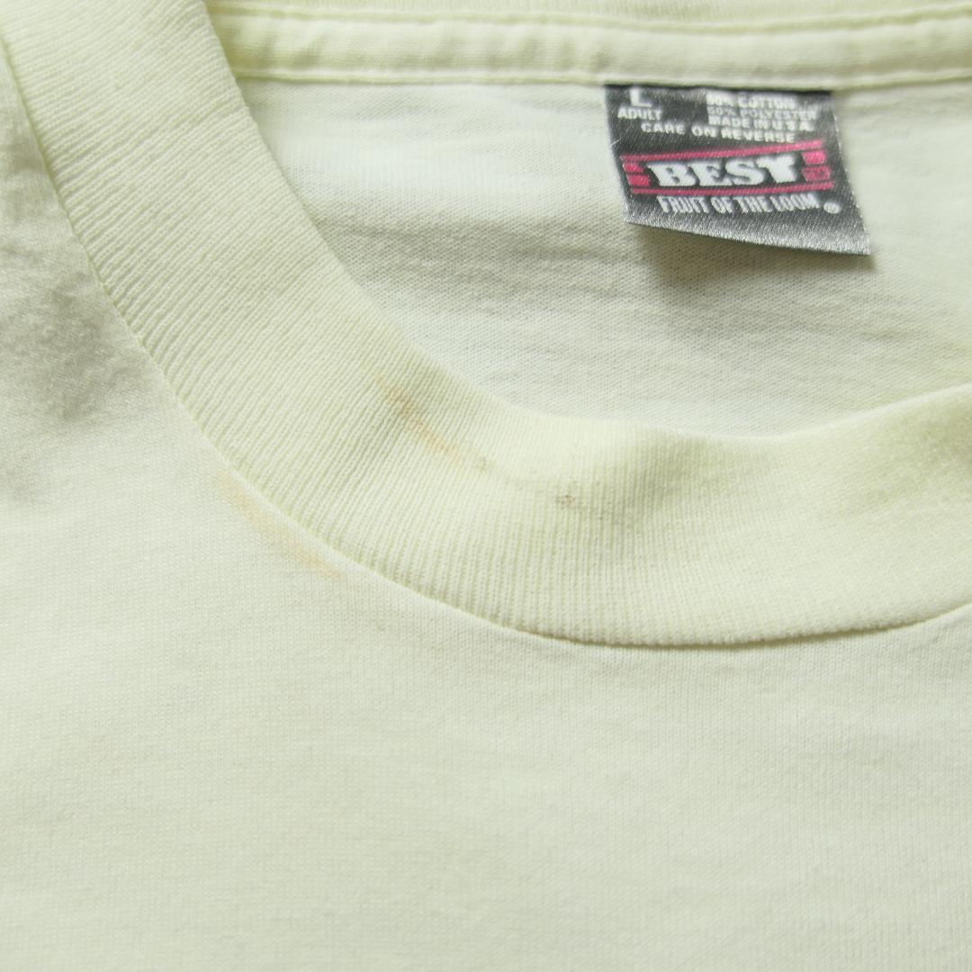 VINTAGE 90s L Dog Tee "Shih Tzu" -TELETREND COLS-