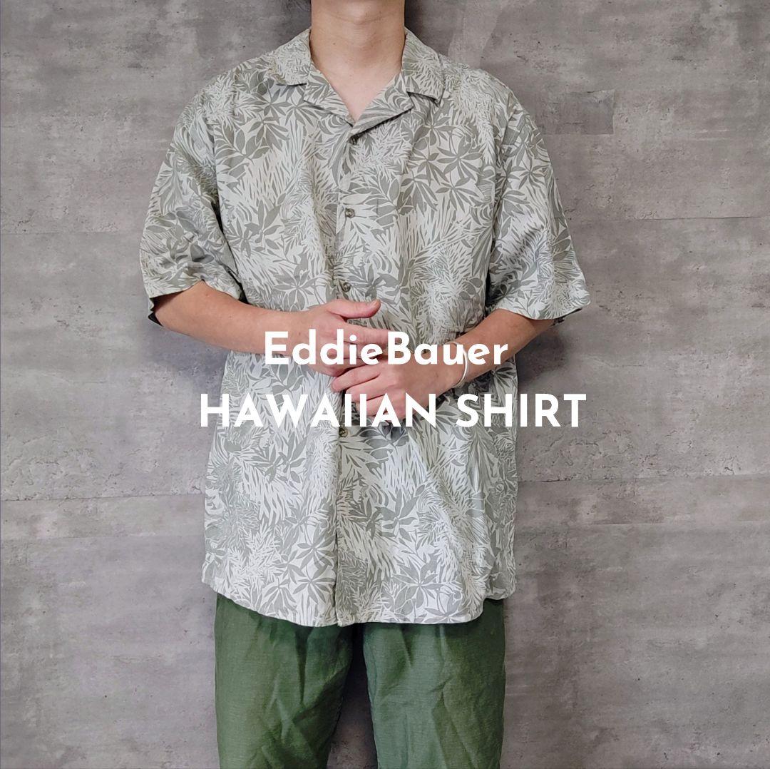 USED L Hawaiian shirt -EddieBauer-