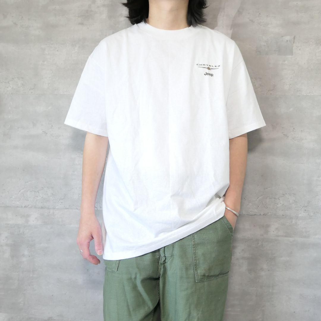 VINTAGE 90s L Corporate T-shirt -Chrysler JEEP-