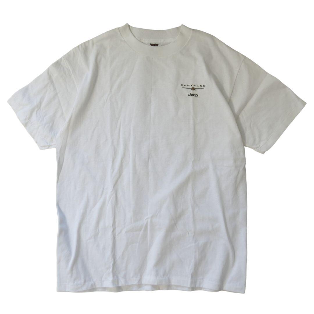 VINTAGE 90s L Corporate T-shirt -Chrysler JEEP-