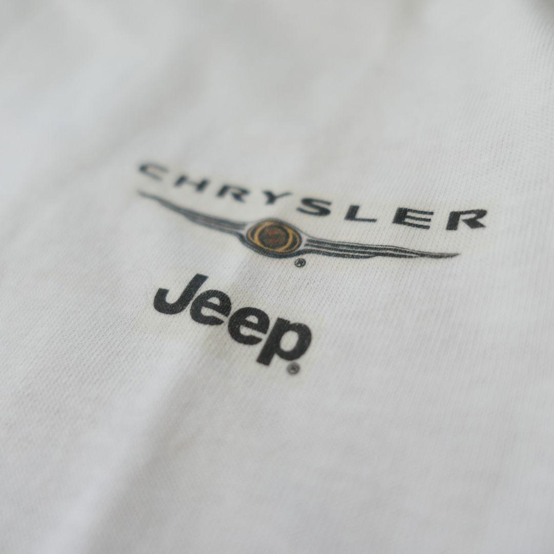 VINTAGE 90s L Corporate T-shirt -Chrysler JEEP-