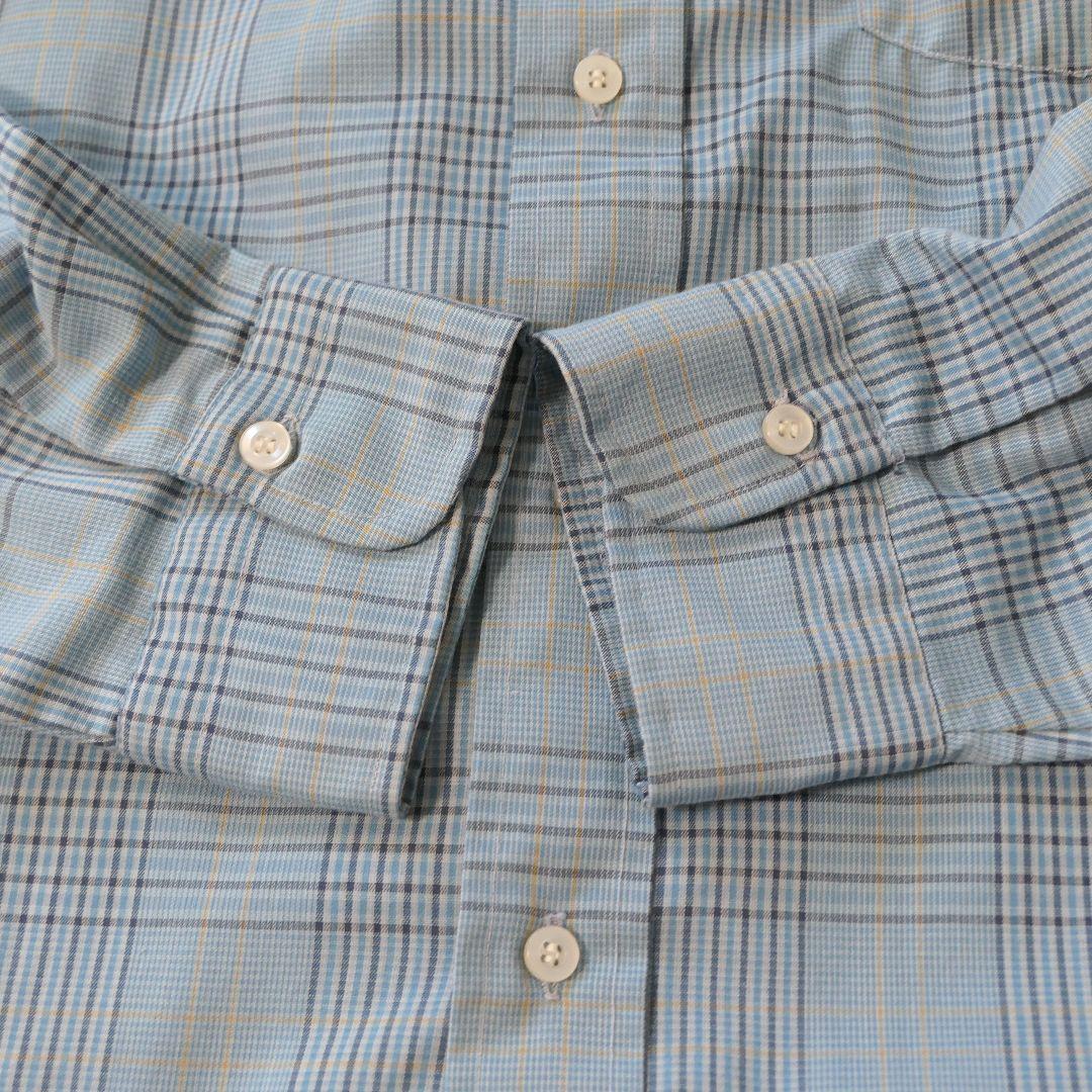 VINTAGE 70s L Button down shirt -Sears-