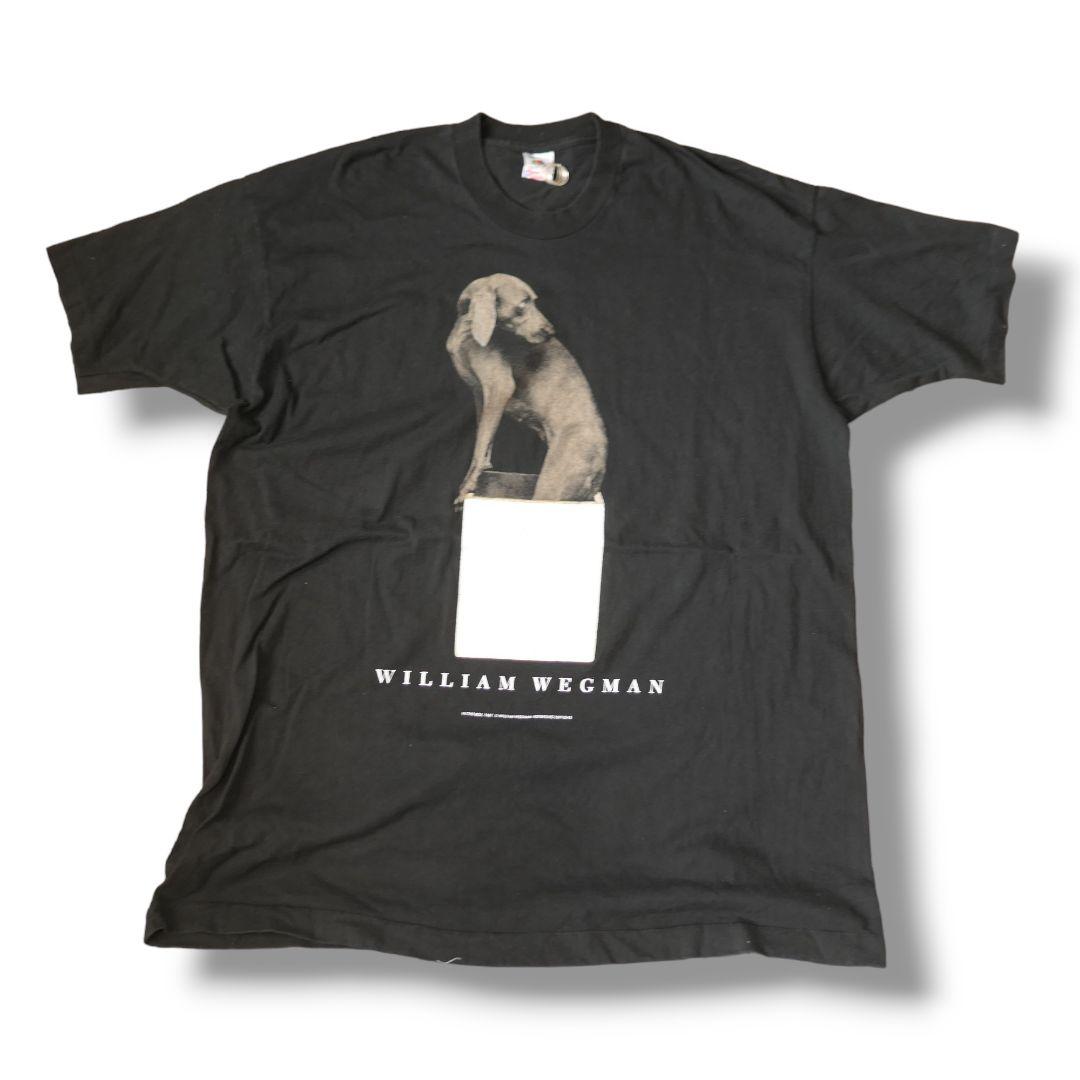 VINTAGE 90s XXL Art Tee -William Wegman-