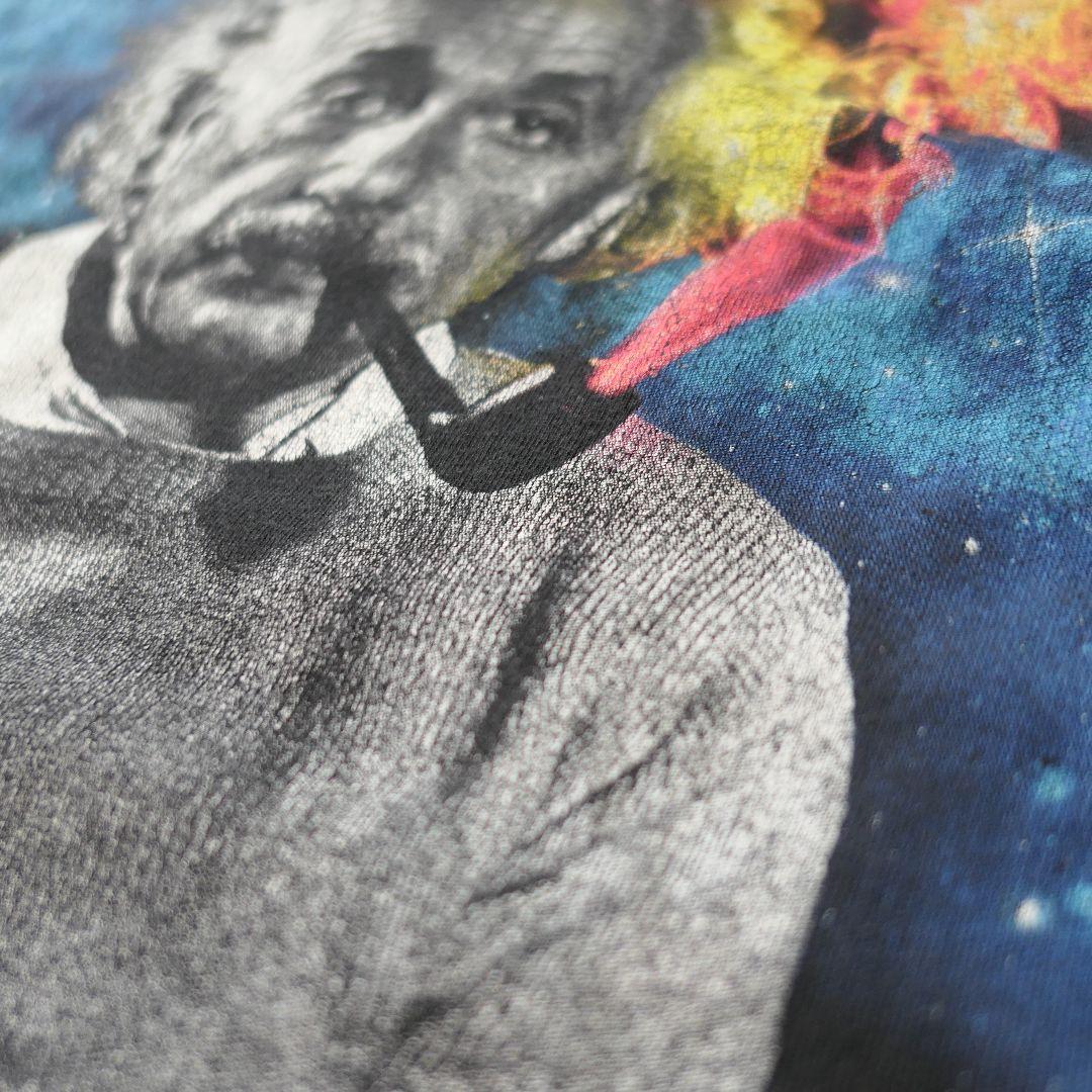 USED L Printed T-shirt -Einstein-