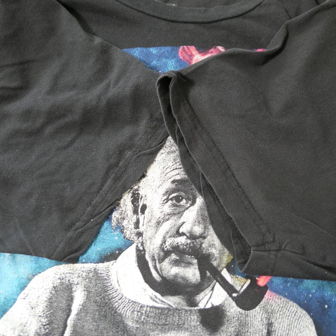 USED L Printed T-shirt -Einstein-
