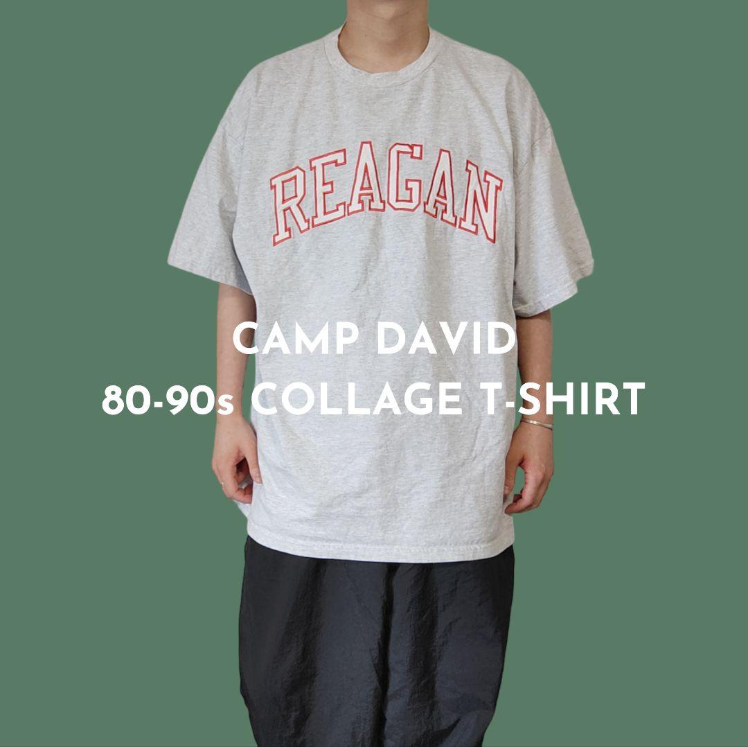 VINTAGE 80-90s XXL Collage T-shirt -CAMP DAVID-