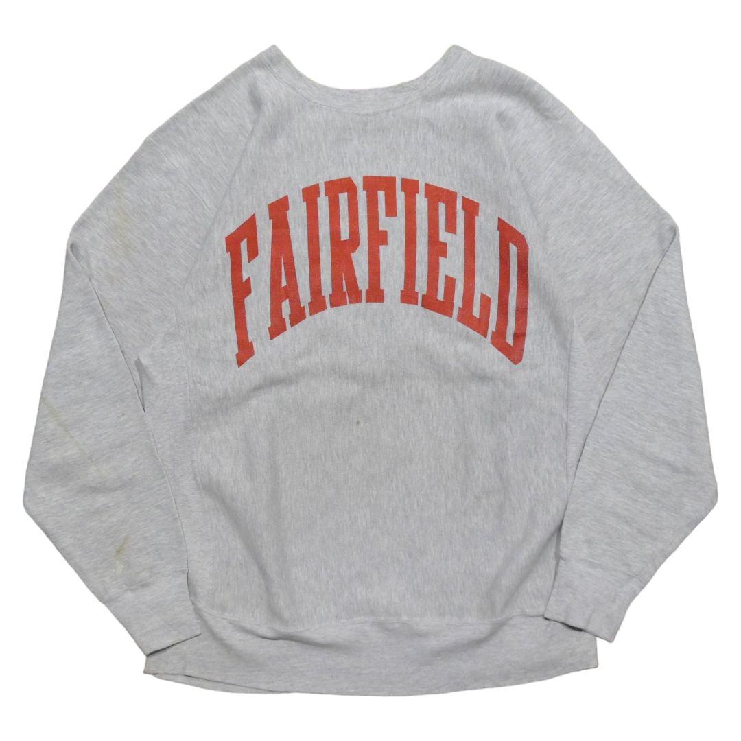VINTAGE 90s XL Reverse Weave Type Sweat -DESERT SPORTSWEAR-