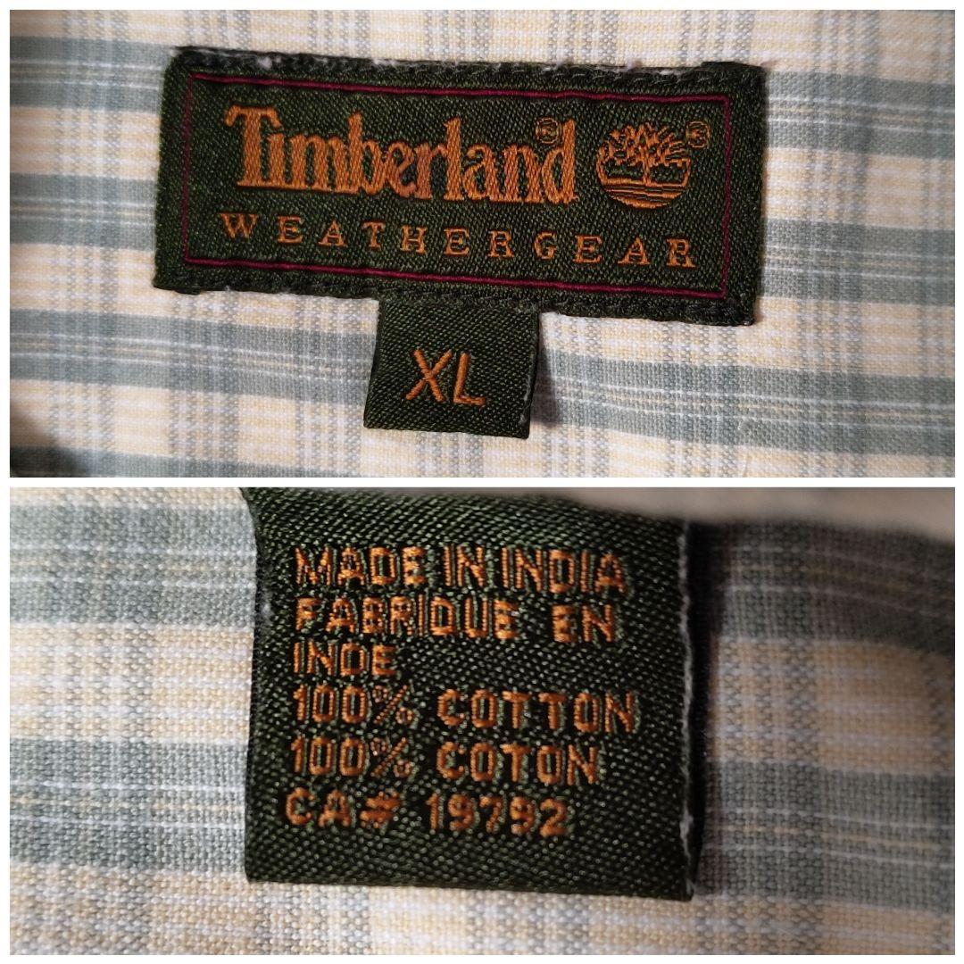 VINTAGE 90s XL H/S Button down shirt -Timberland-