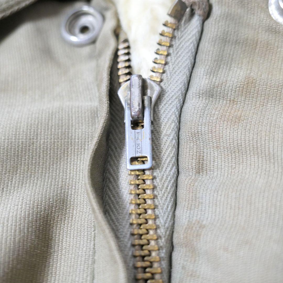 VINTAGE 70s M Bomber jacket -TALON ZIP-