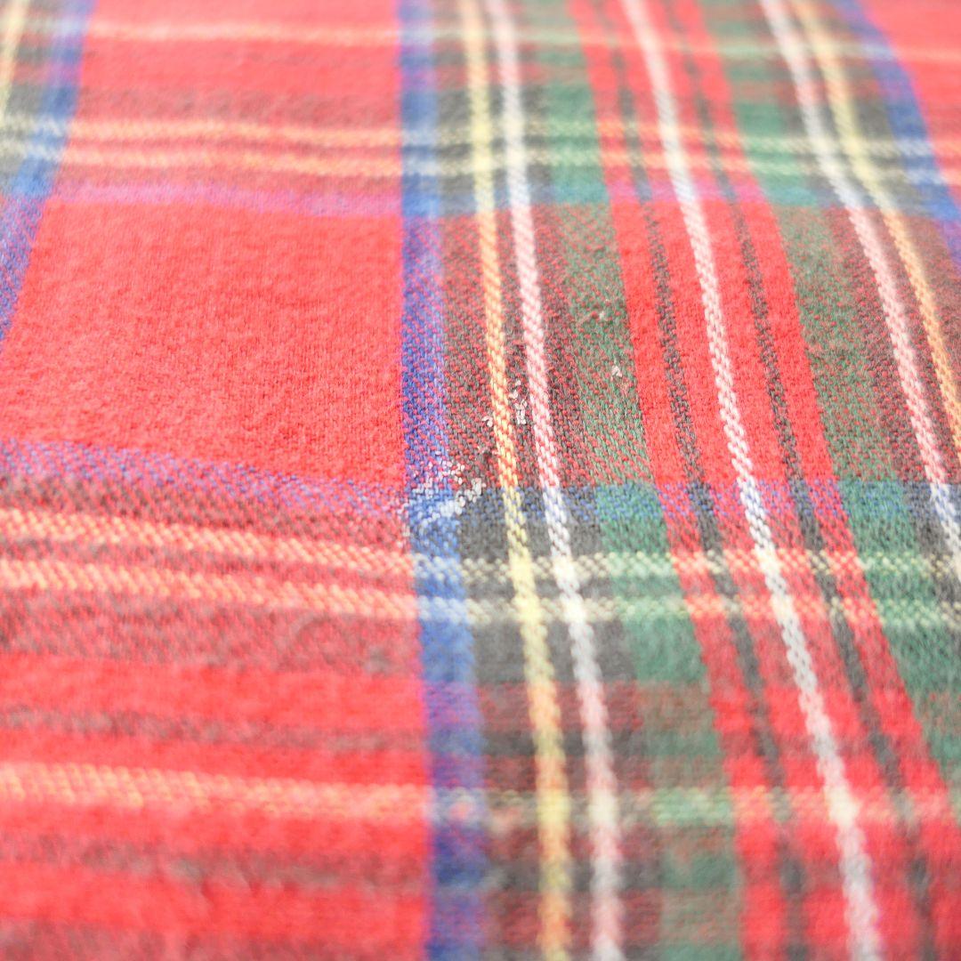 VINTAGE 60s M Check shirt -L.L.Bean-