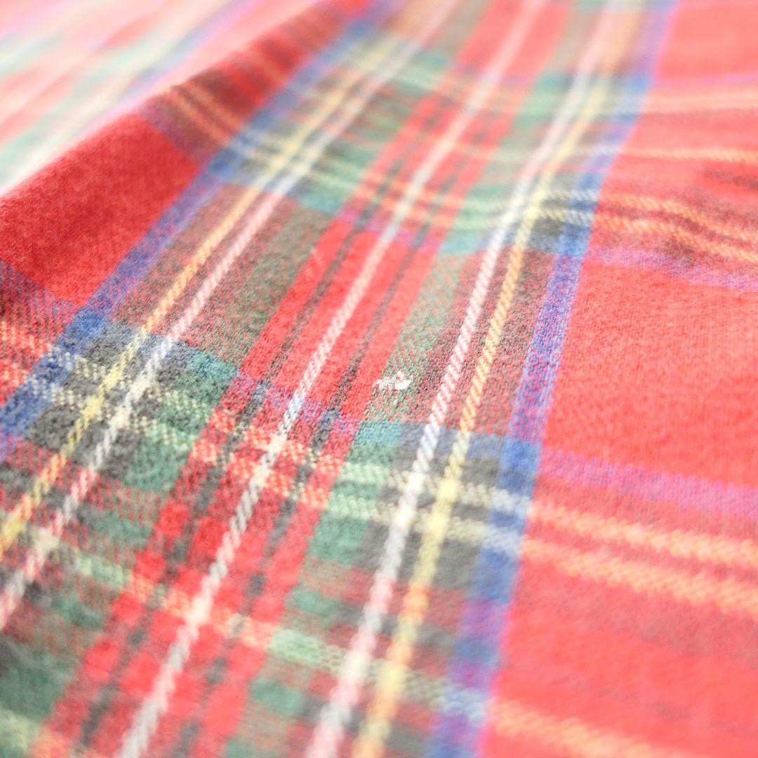 VINTAGE 60s M Check shirt -L.L.Bean-