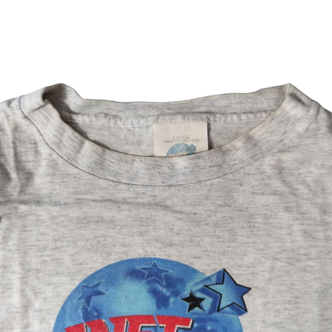 VINTAGE 90s L Print T-shirt -PLANET HOLLYWOOD-