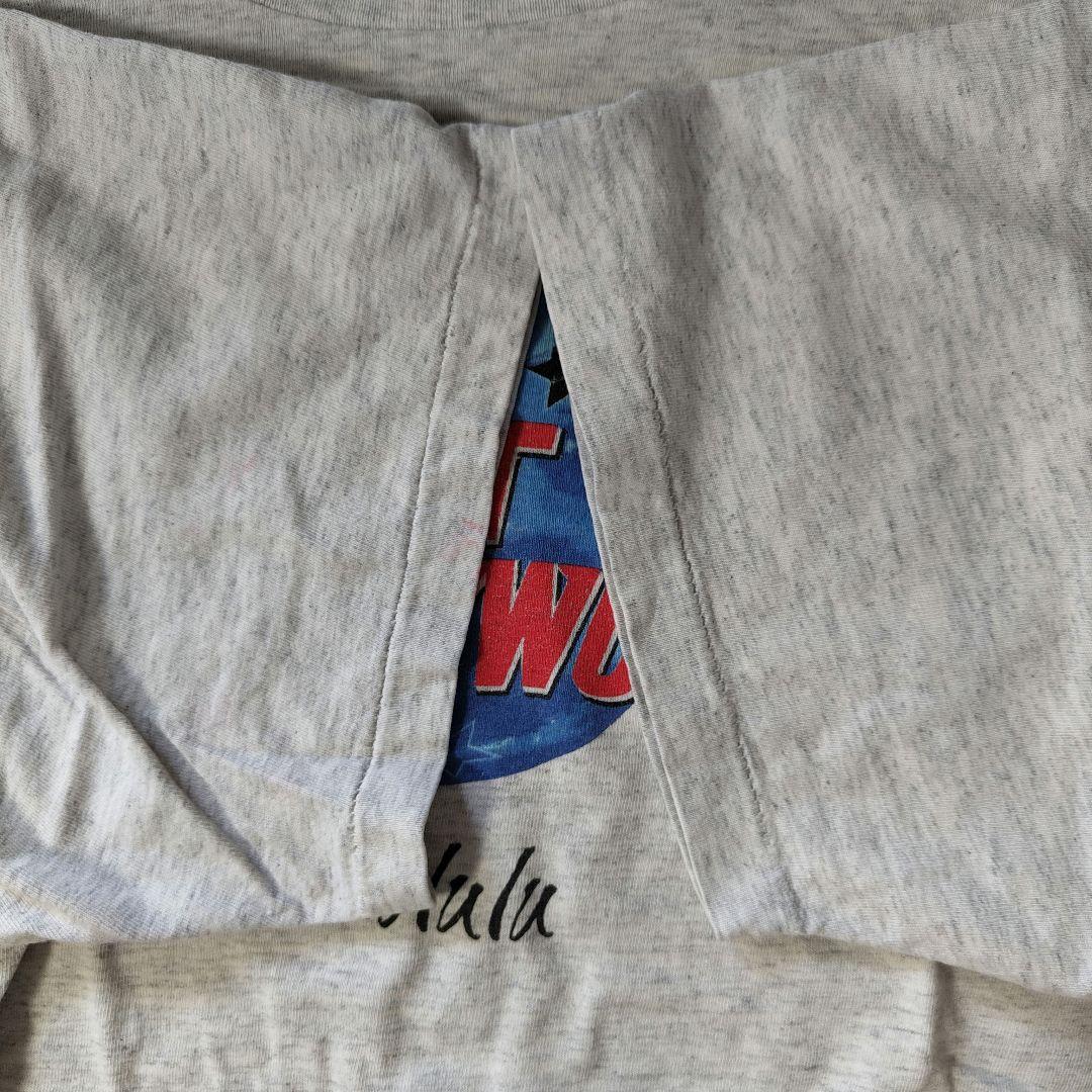 VINTAGE 90s L Print T-shirt -PLANET HOLLYWOOD-