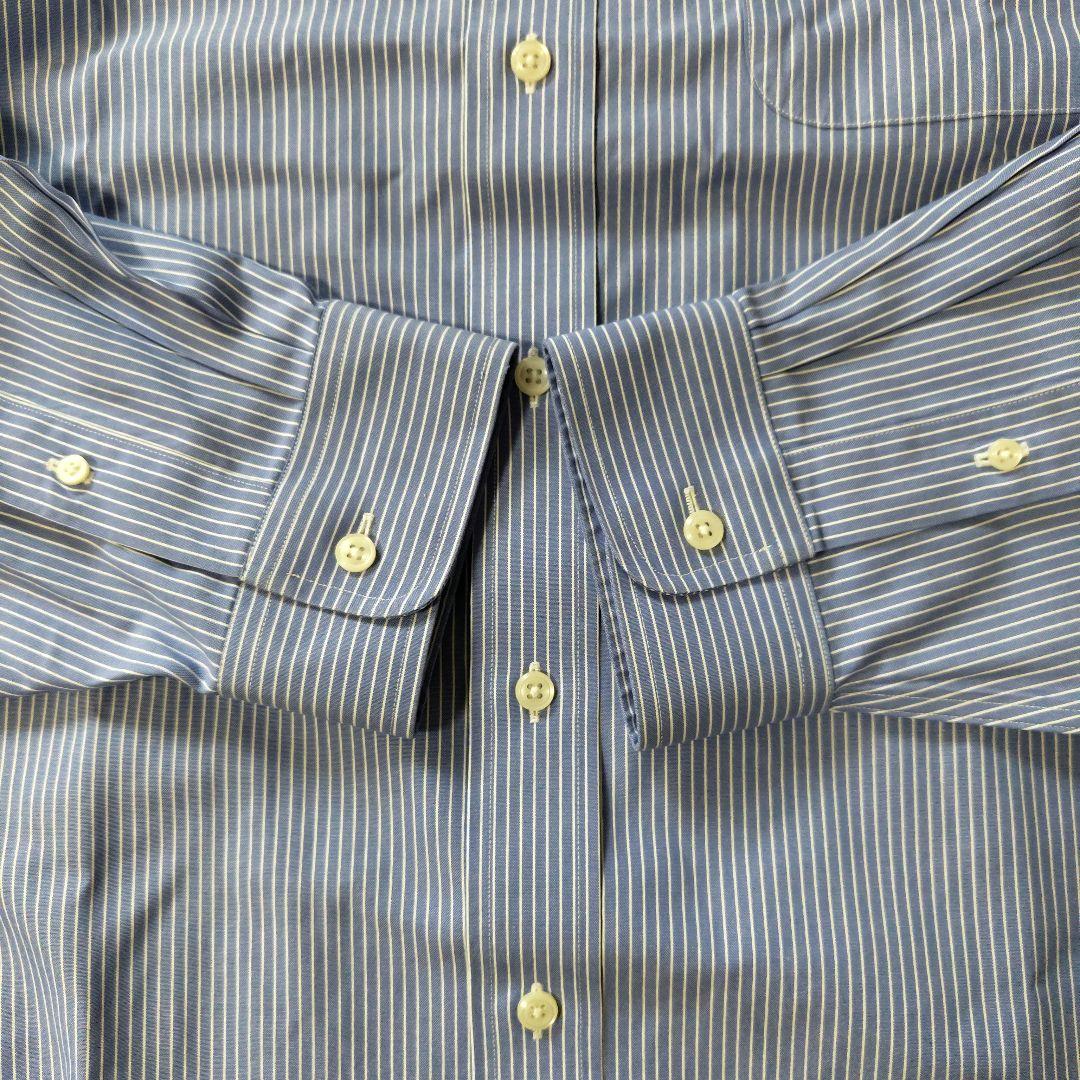 USED XL Stripe bd shirt -L.L.Bean-