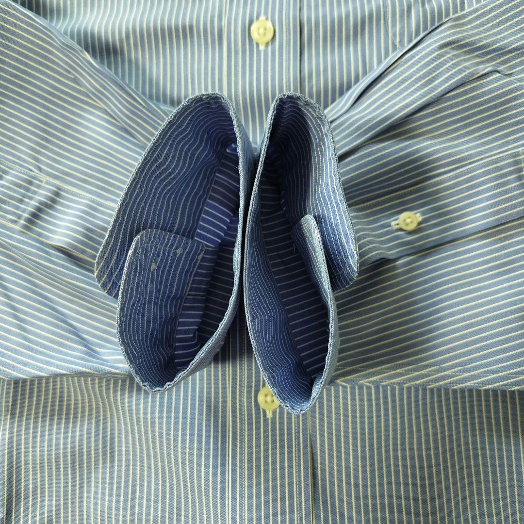 USED XL Stripe bd shirt -L.L.Bean-