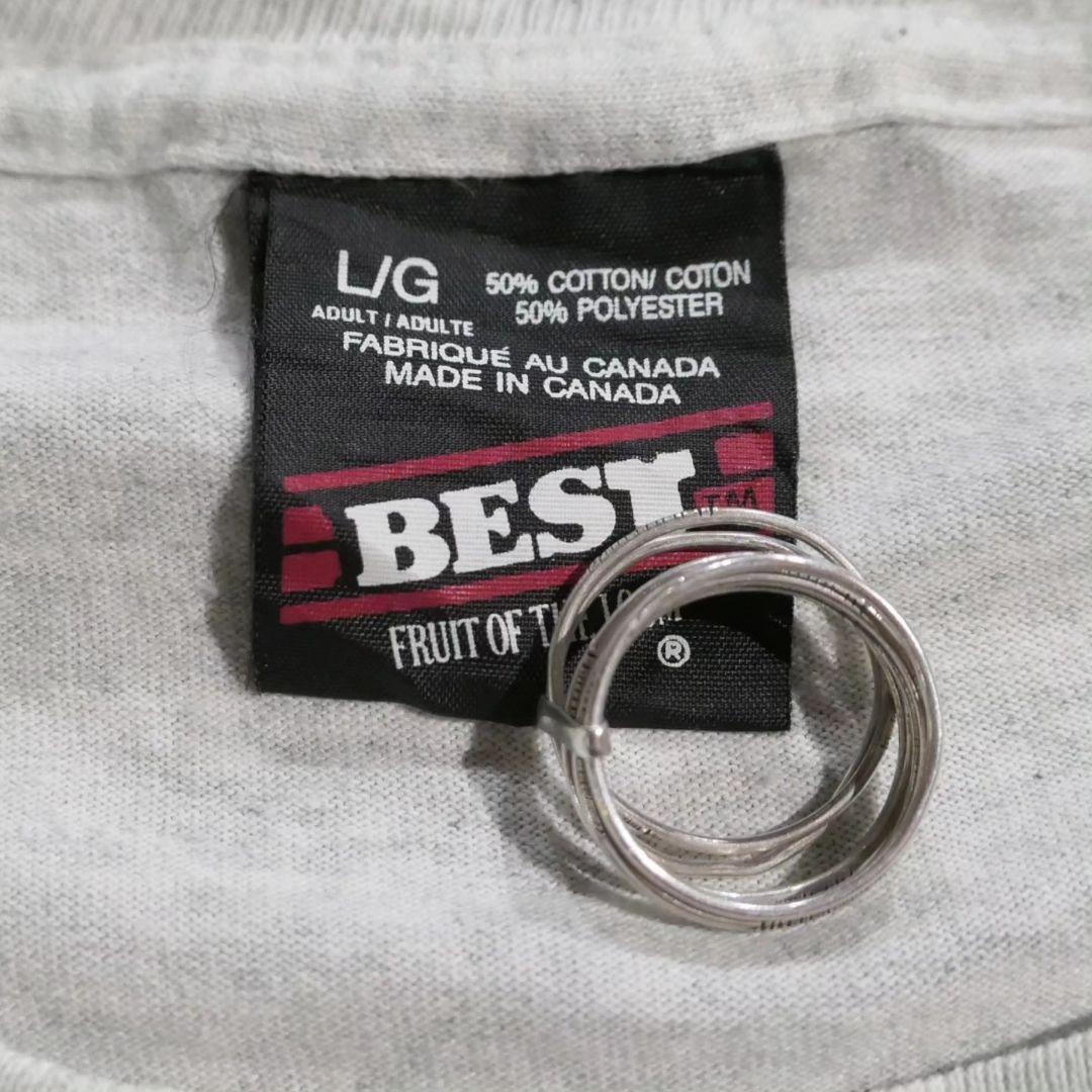 VINTAGE 90s L Dog Print Tee -TELETREND COLS-