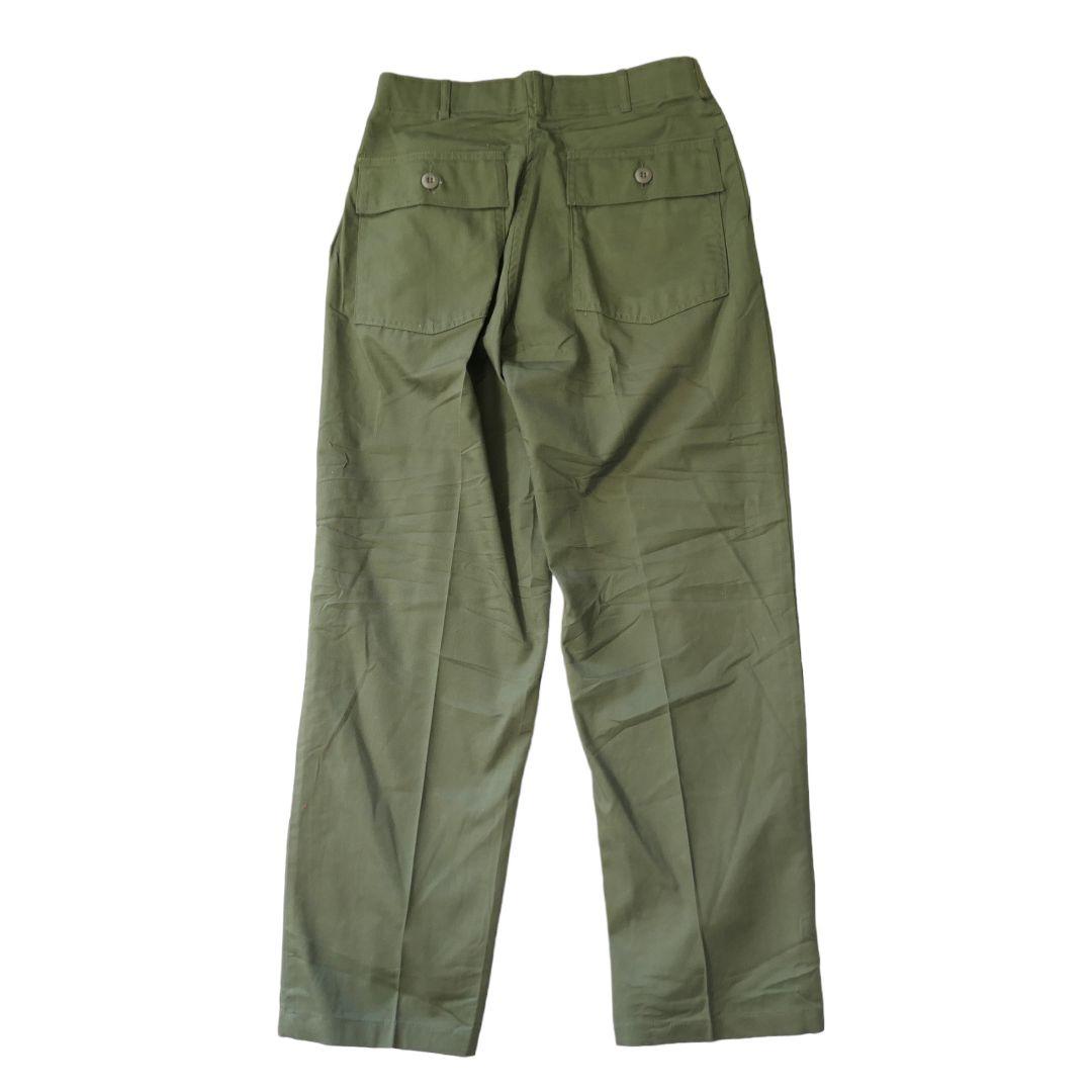 VINTAGE 80s 32inch OG-507 Baker pants -U.S.ARMY-