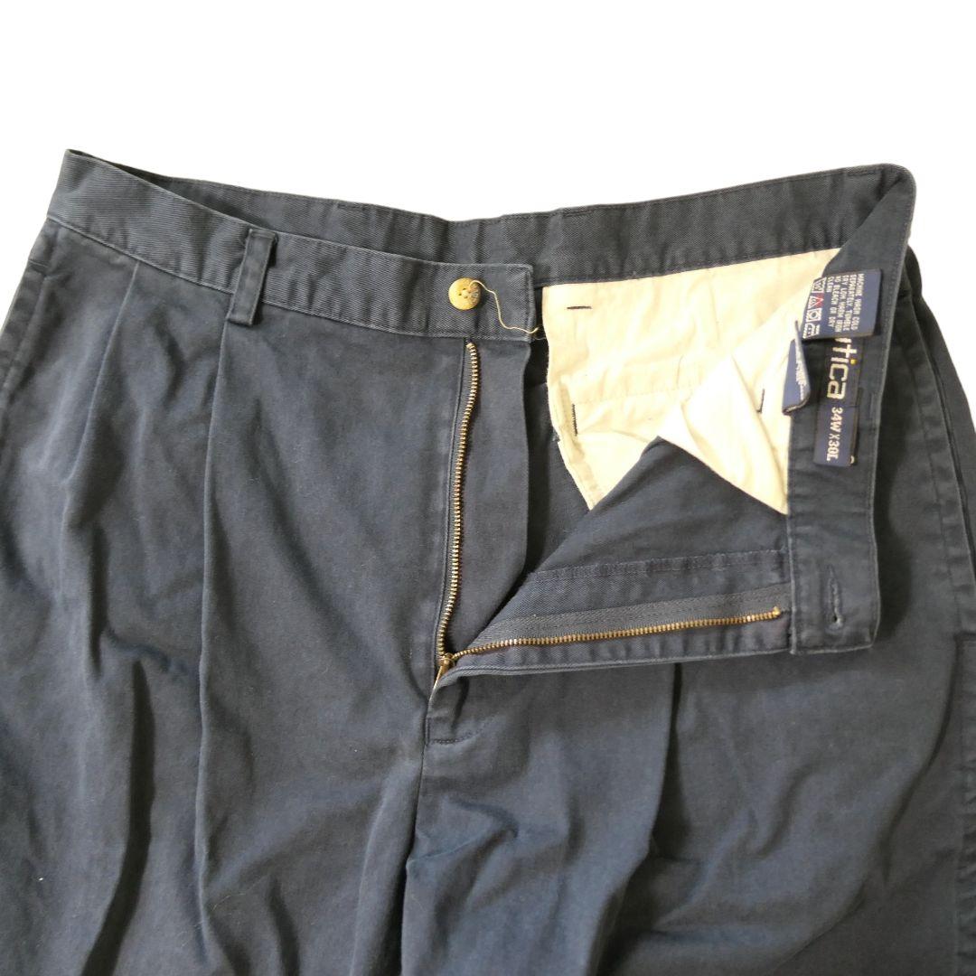 VINTAGE 90s 34inch Chino pants -NAUTICA-