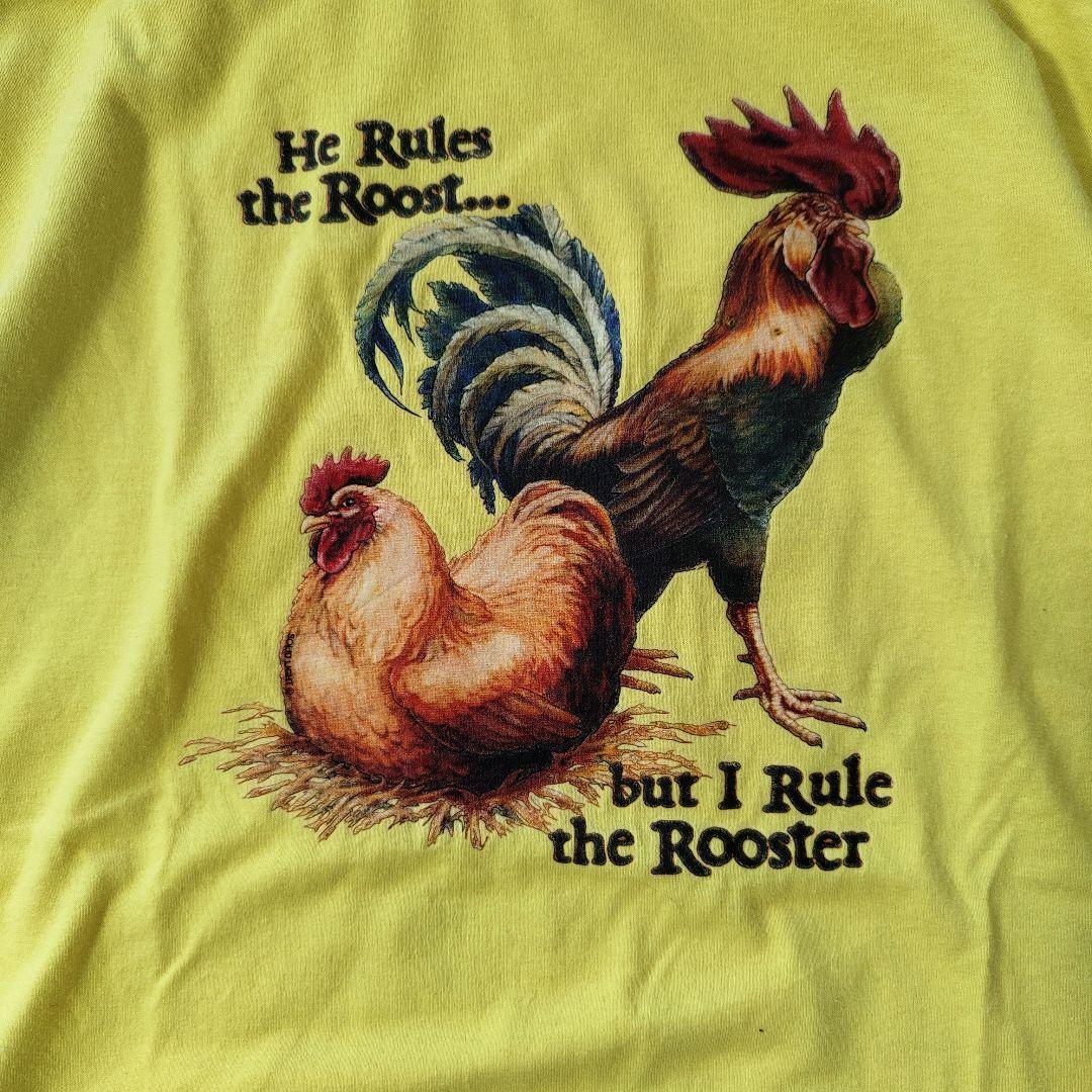USED XL 50/50 Print T-shirt -HANES-