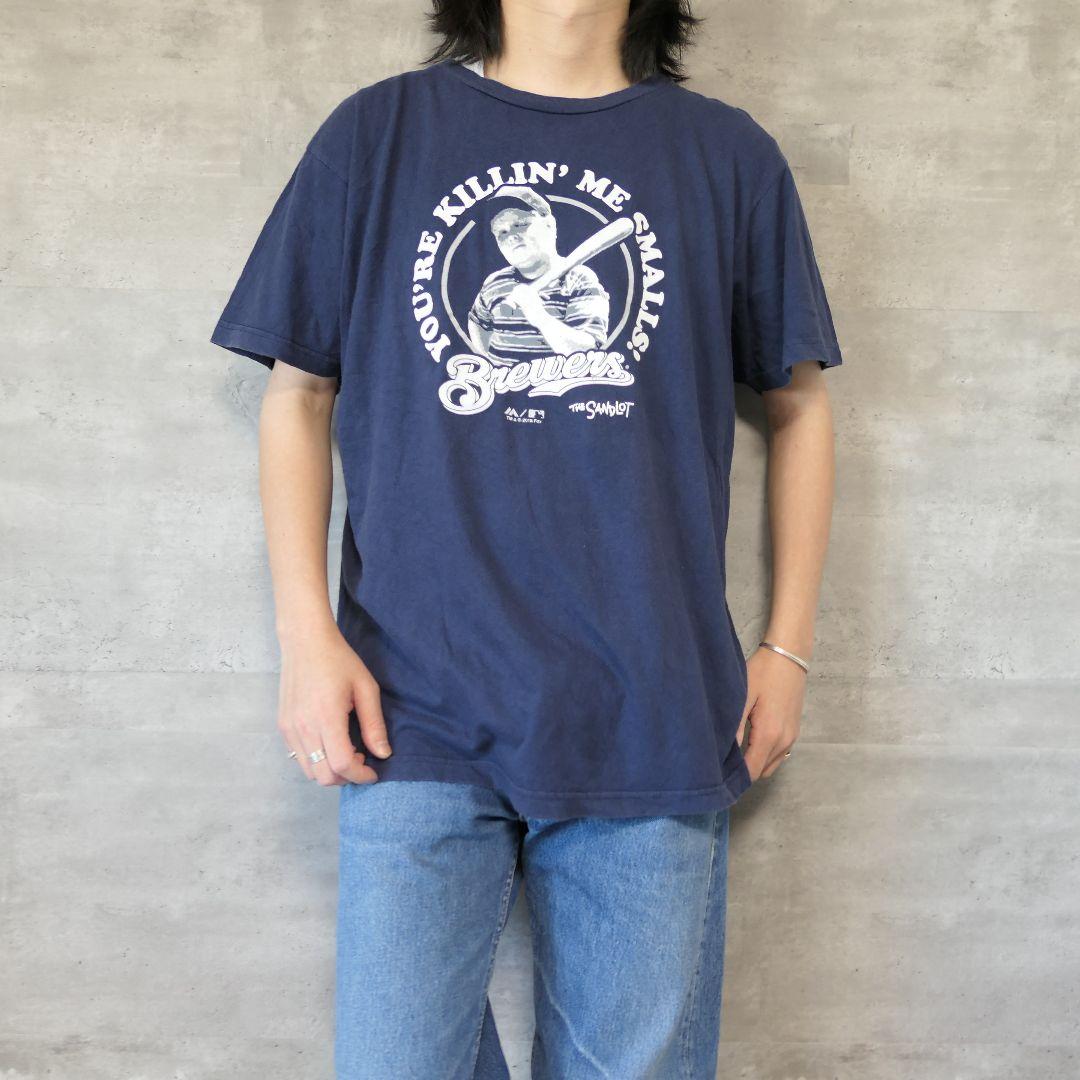 USED L MLB T-shirt -Brewers-